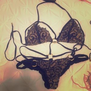 Beach Bunny Gunpowder and Lace Bikini